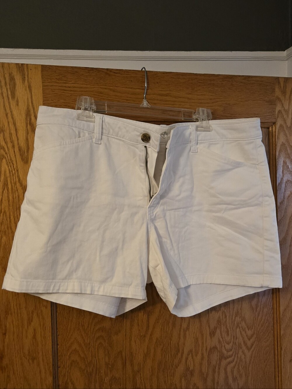 St. John's Bay White Shorts- 5" Inseam